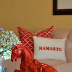 Iron-on Letter Pillow