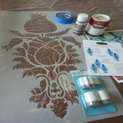Stenciled walls how to stencil walls