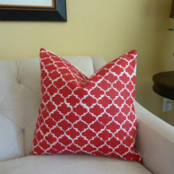 Stenciled Throw Pillow