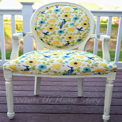 Re-upholster a chair How to Re-upholster a chair