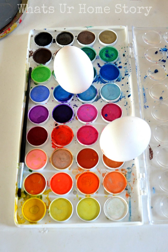 watercolor eggs tutorial