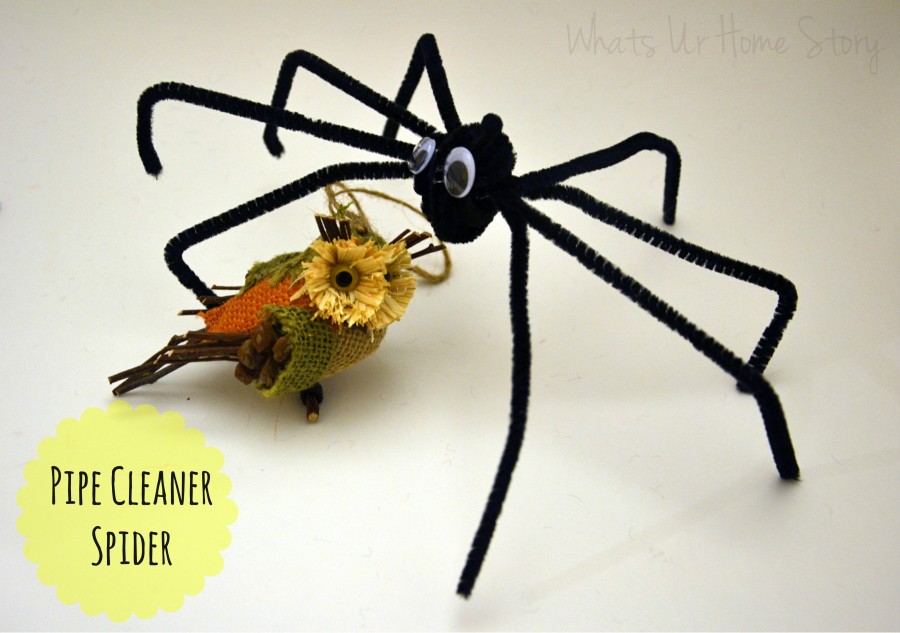 How to make easy pipe cleaner spiders - Hope Blog
