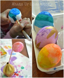 Perfect Kids Easter Craft - Watercolor Eggs | Whats Ur Home Story