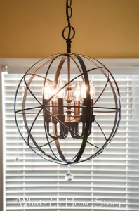 DIY Orb Chandelier | Whats Ur Home Story