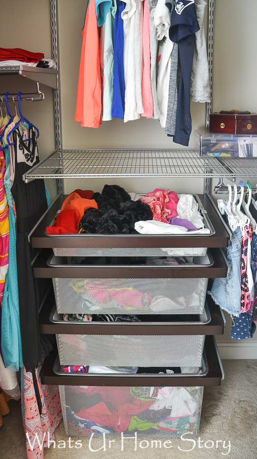 The Tiny Girl's Room Closet Gets an Elfa Makeover | Whats Ur Home Story