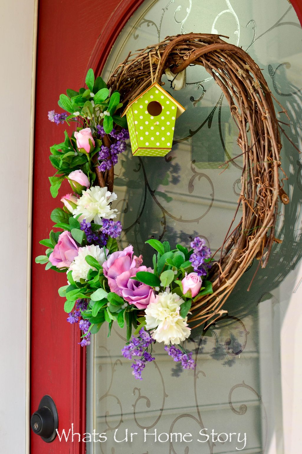 Simple Spring Wreath | Whats Ur Home Story